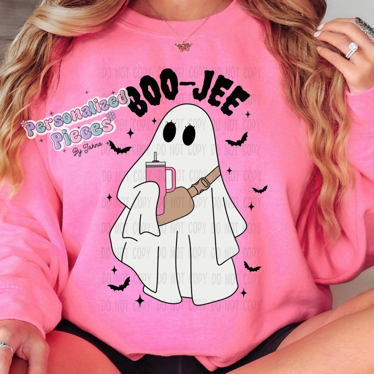Pink Boo-Jee Crewneck
