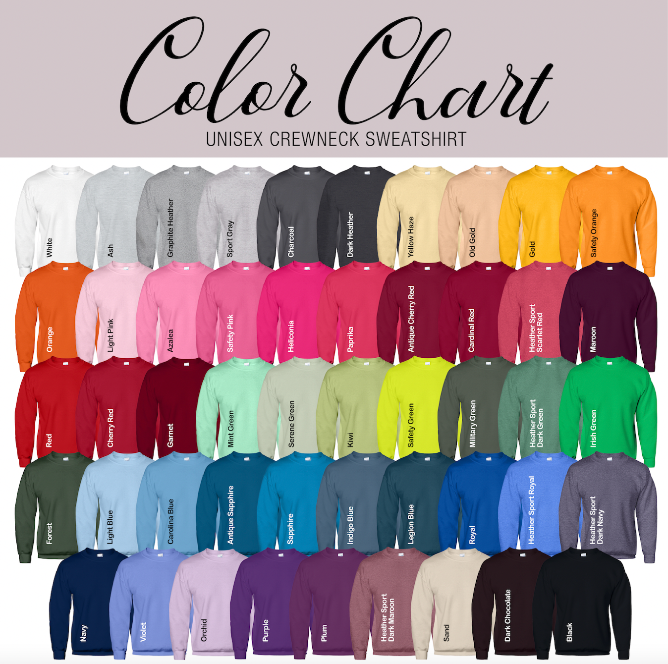 Color chart