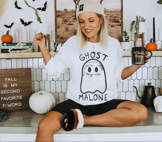 Ghost Malone Crewneck Sweatshirt