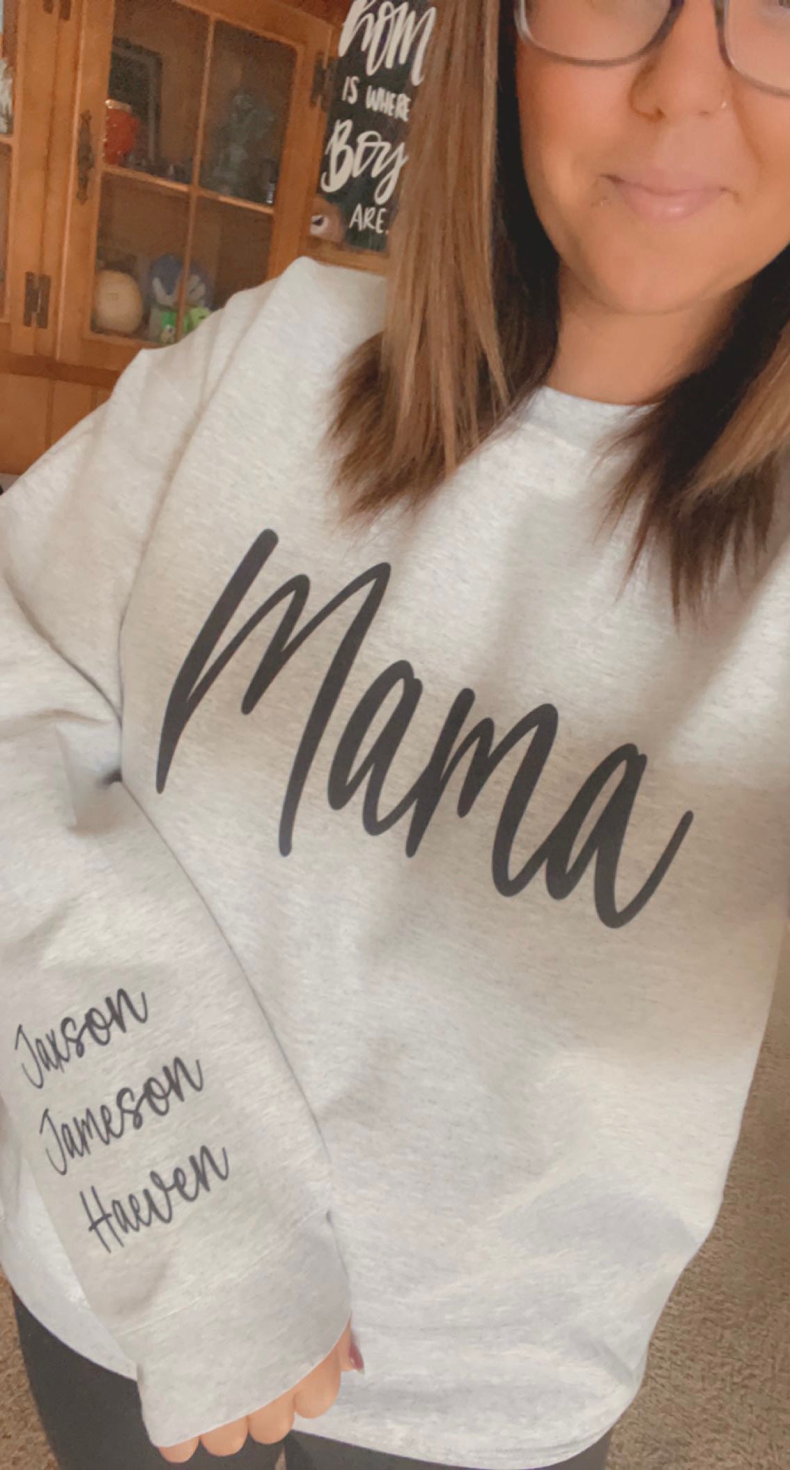 Personalized Sweatshirt Custom Sleeve