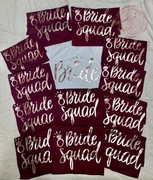 Custom bridal party sets